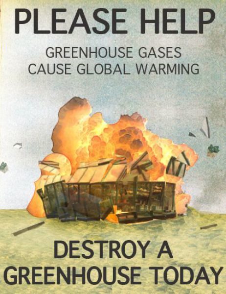 greenhouse gases cartoon