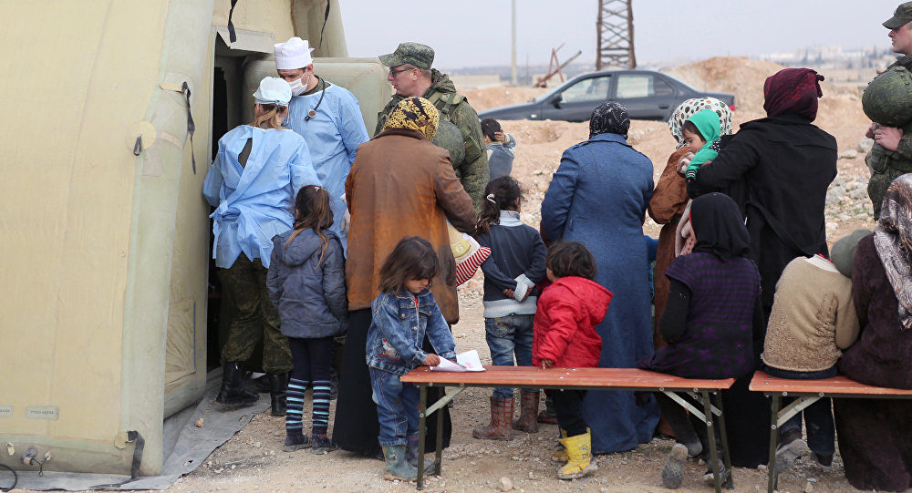 Aleppo temporary shelter