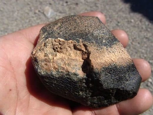 Click to enlarge Martian meteorite