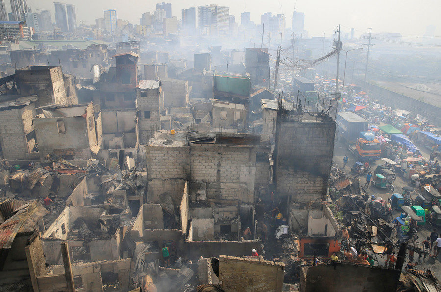fire in Parola Compound