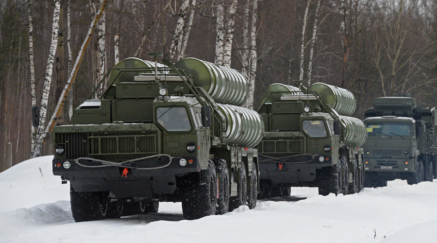 Launch units of SAM S-400 