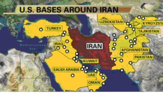 US Bases around Iran