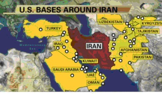 Click to enlarge US Bases around Iran