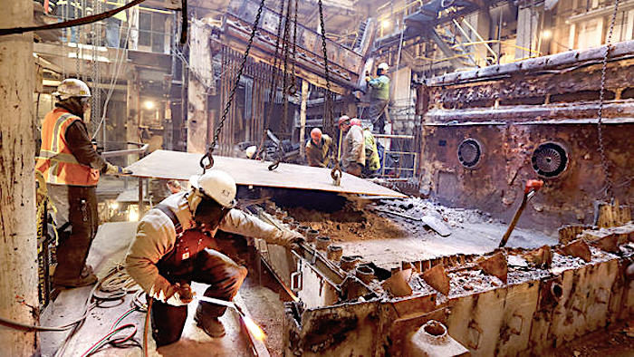 Shipyard workers