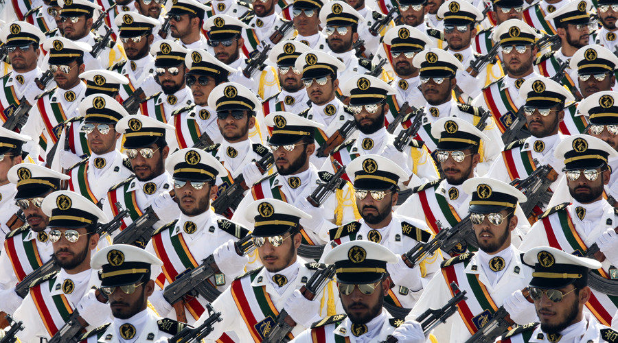 Members of the Iranian Revolutionary Guards