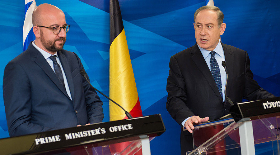 Charles Michel and Benjamin Netanyahu