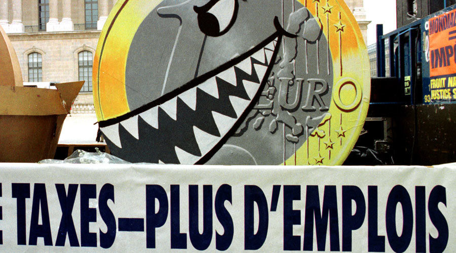 Click to enlarge anti-Euro symbol