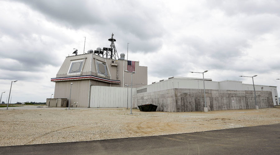 Click to enlarge The deckhouse of the Aegis Ashore Missile Defense System at Deveselu air base, Romania