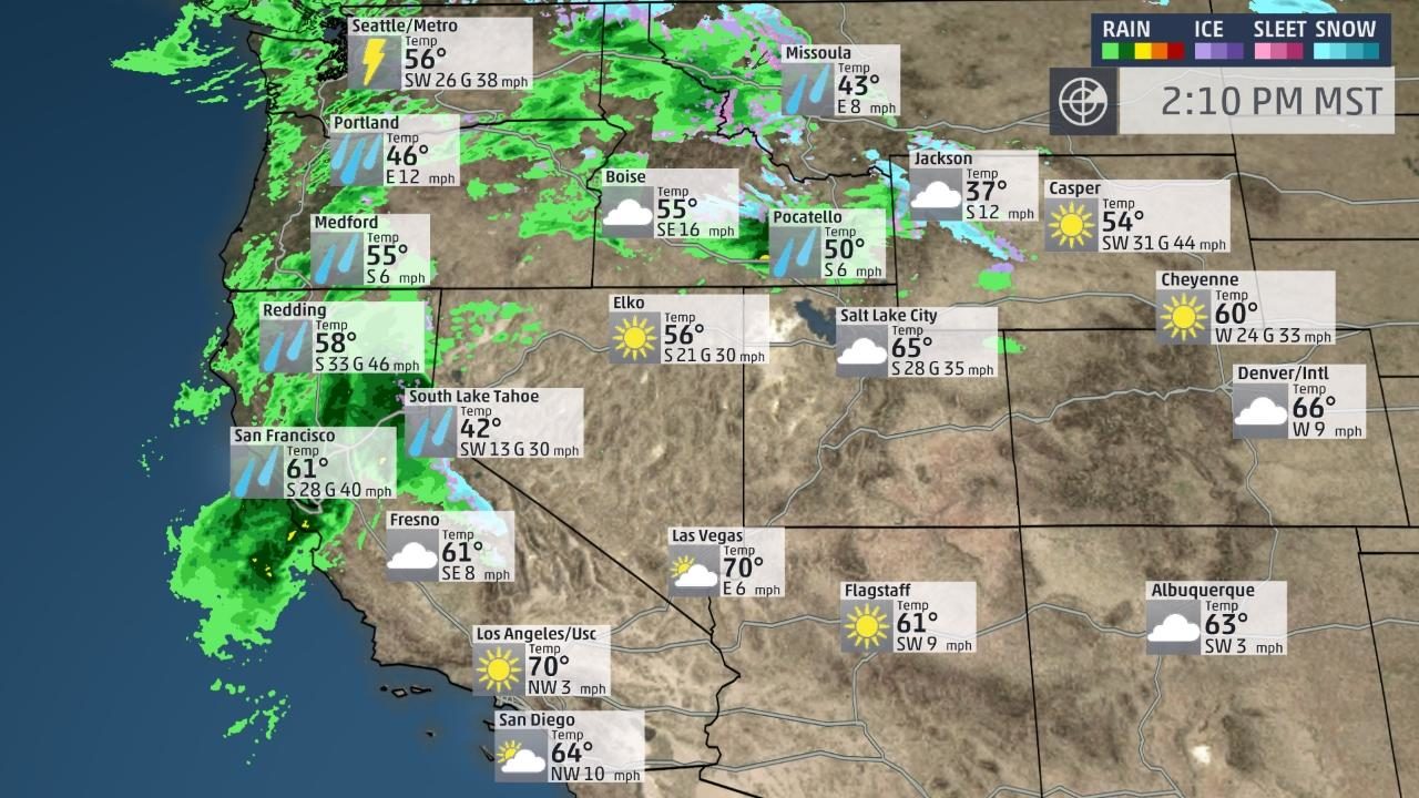 West US storm