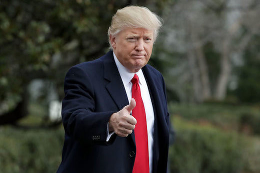 Donald Trump thumbs up