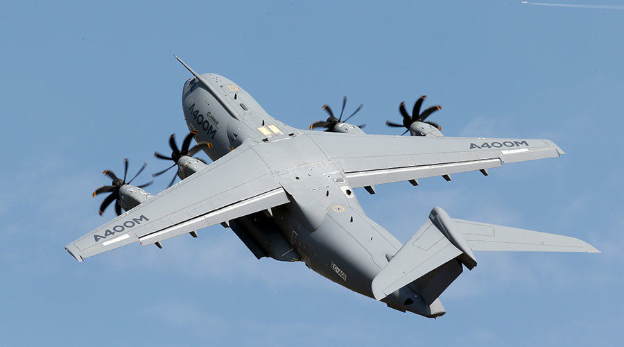 Airbus A400M military aircraft.