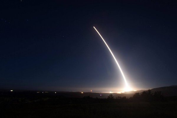 unarmed Minuteman III intercontinental ballistic missile launches
