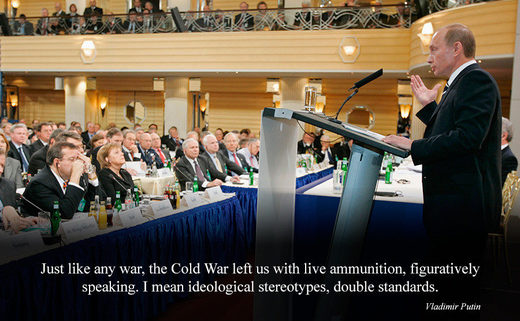  Vladimir Putin addressing the 43rd Munich Conference