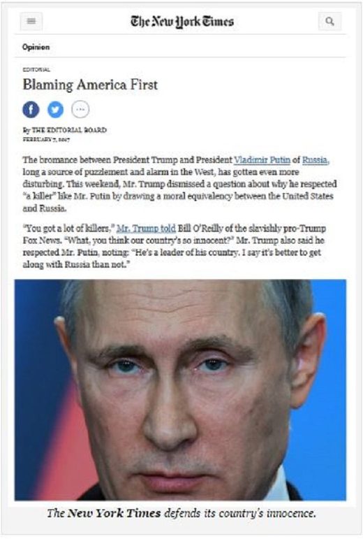 Putin NYT