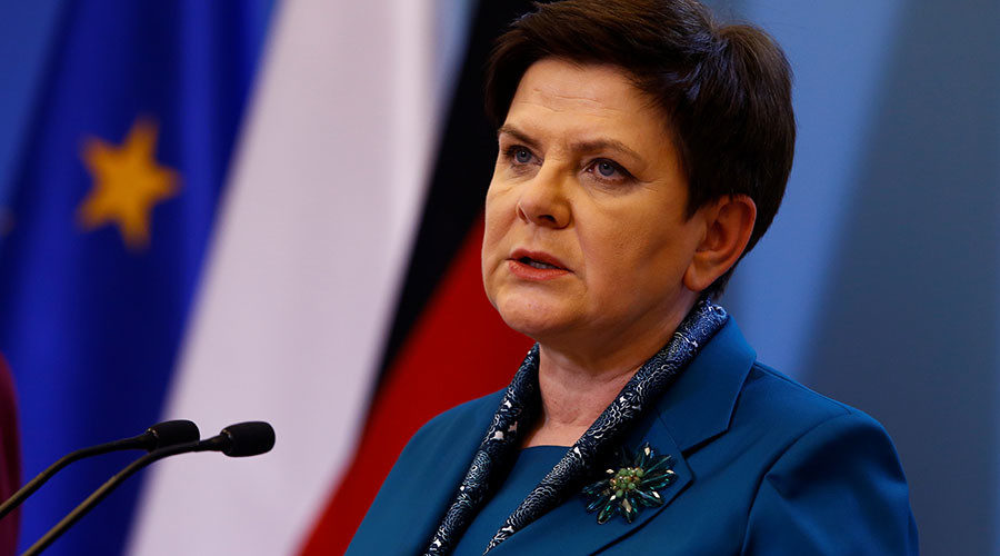 Click to enlarge Polish Prime minister Beata Szydlo