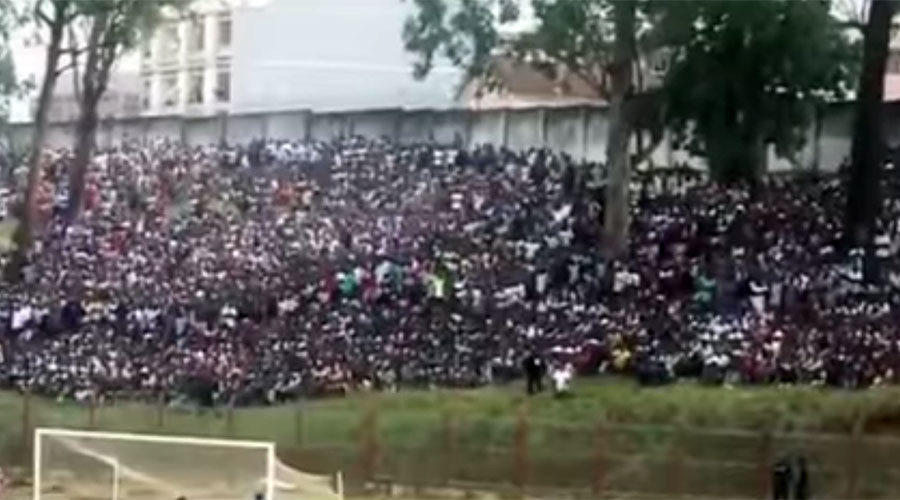 76 people got trampled Angola