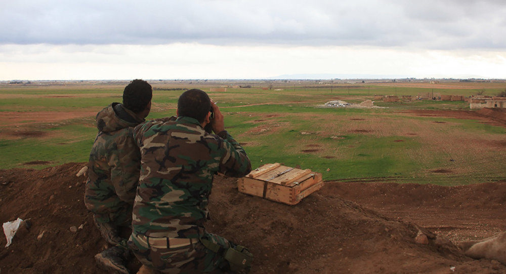 Syrian government troops