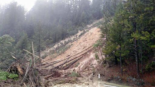 I-80 mudslide near Truckee CA 1