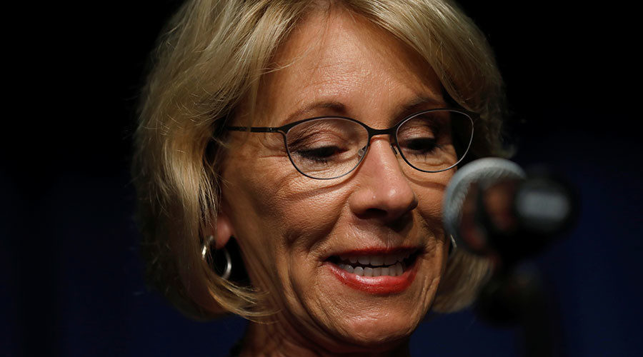 U.S. Education Secretary Betsy DeVos