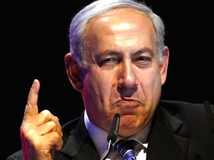 Netanyahu finger