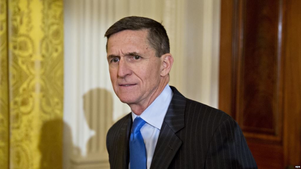 Click to enlarge White House national security adviser Michael Flynn