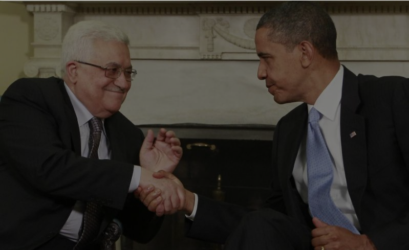  President Barack Obama meets with Palestinian President Mahmoud Abbas in the Oval Office
