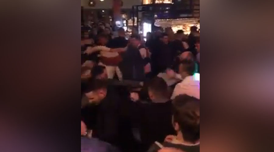 Click to enlarge huge pub fight