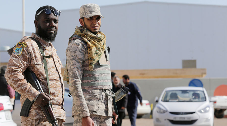 Libian troops