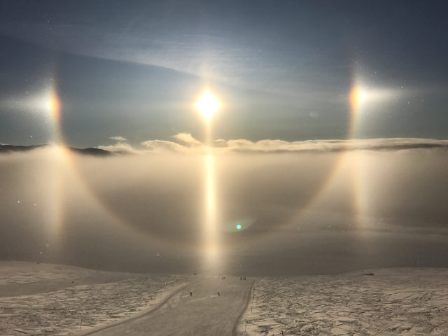 Sweden sun halo
