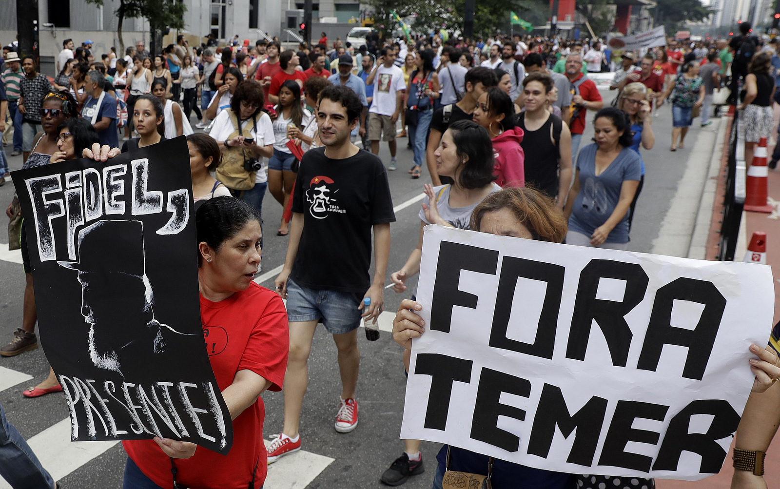 Click to enlarge Brazil Demonstrators