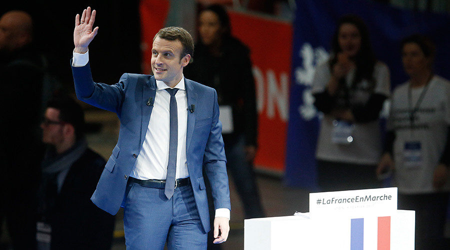 Click to enlarge Emmanuel Macron
