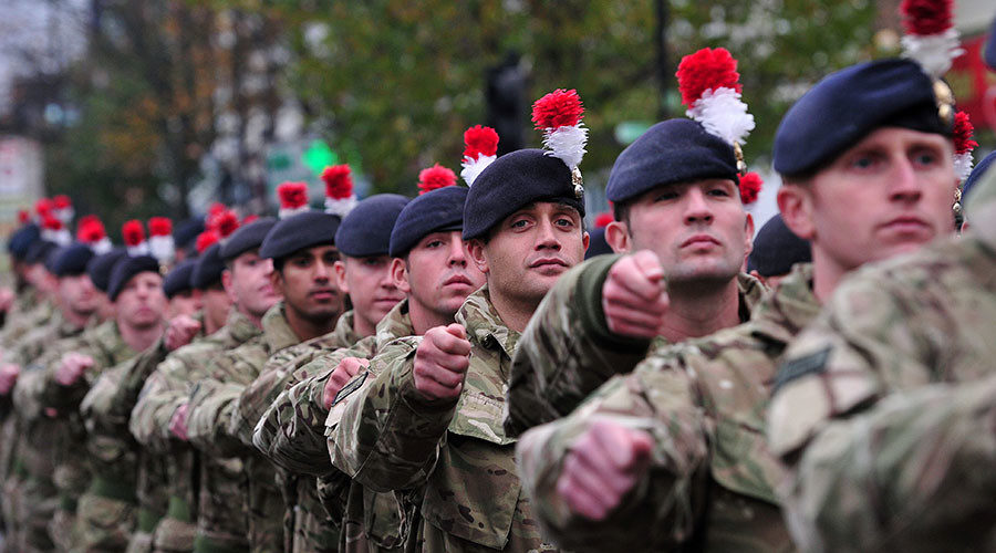 UK Britain soldiers