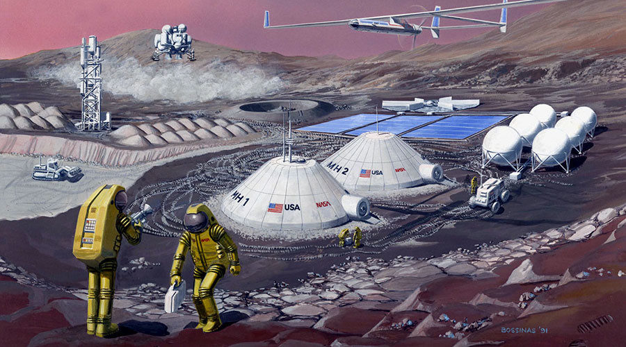 NASA base on Mars