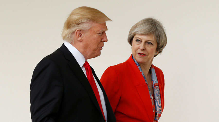 Theresa May Donald Trump