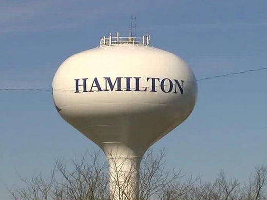 Hamilton, Ohio water tower