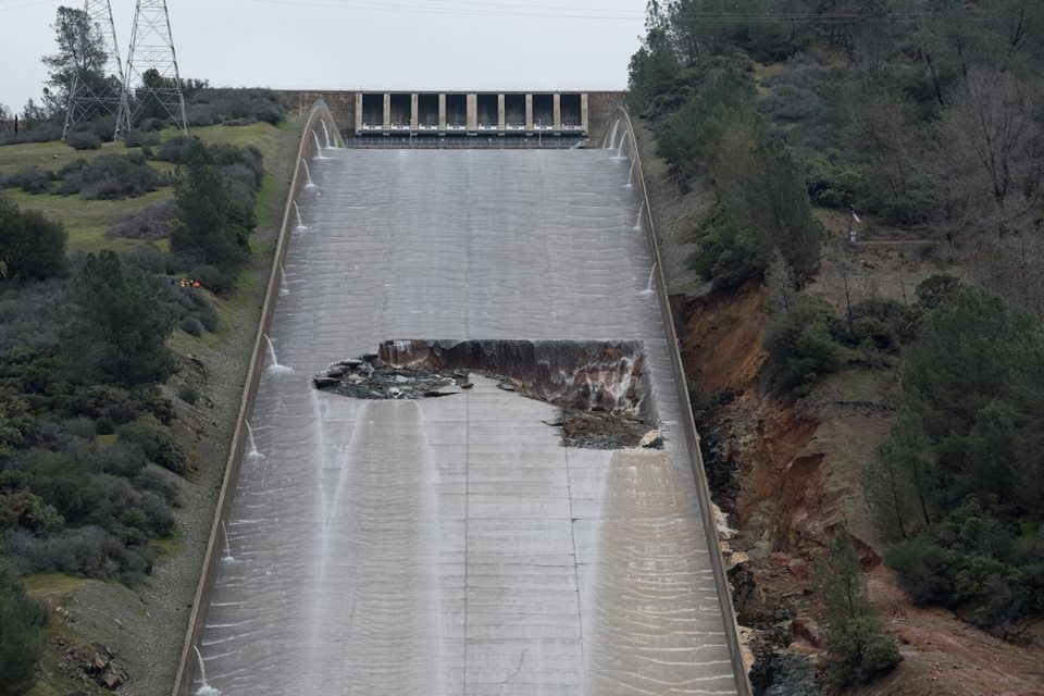 Oroville spillway