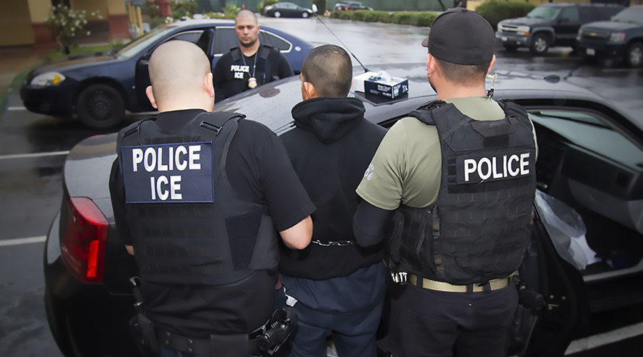 US ICE officers