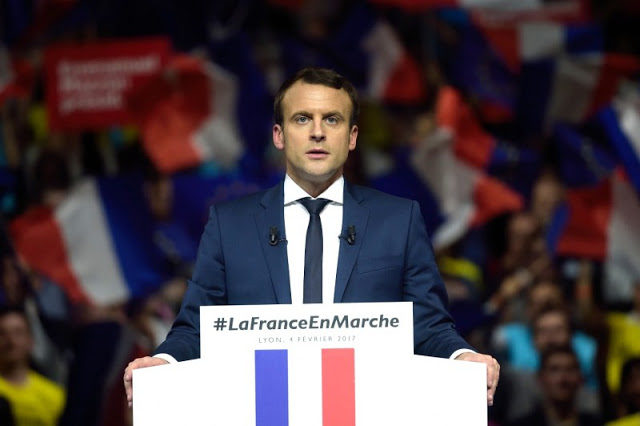 Click to enlarge Emmanuel Macron