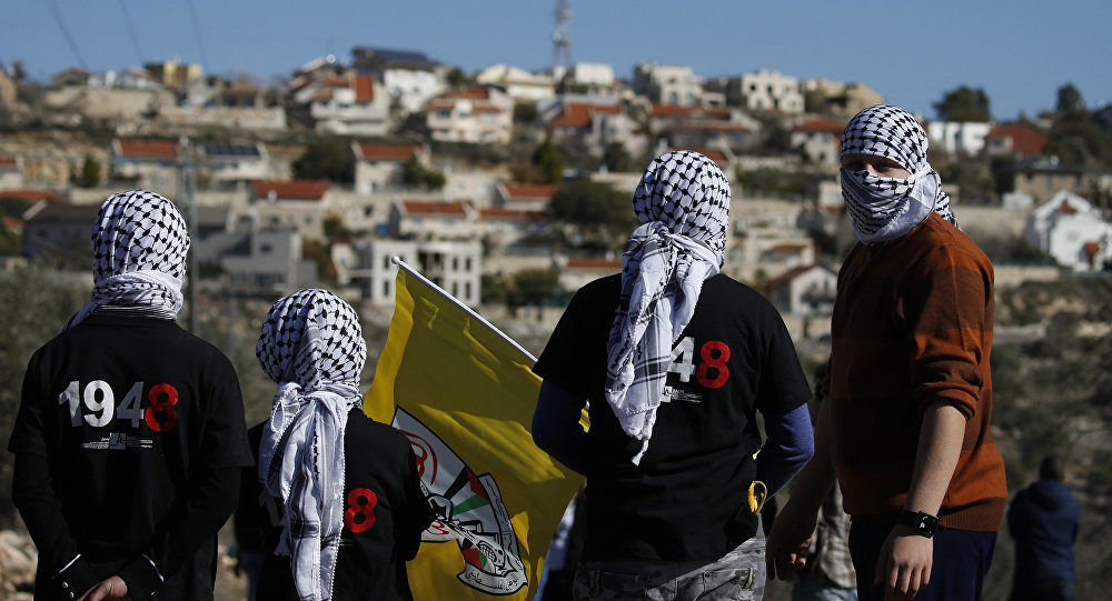 Click to enlarge Protestors palestinian