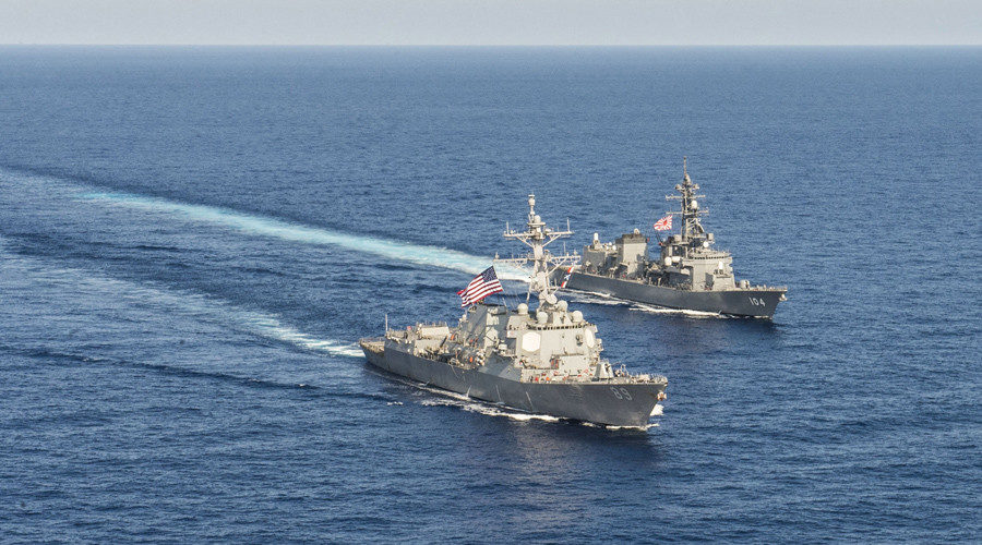US naval ships