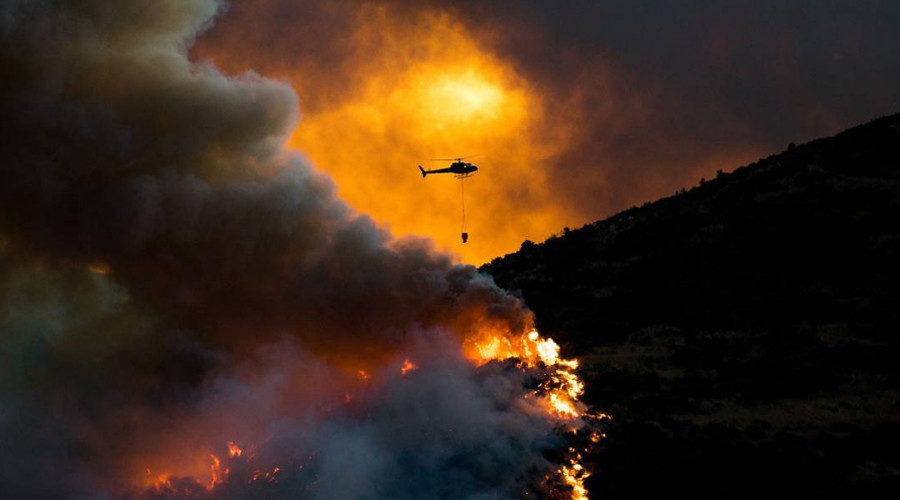 Click to enlarge New Zealand wildfires