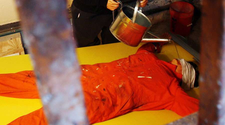 Waterboarding torture
