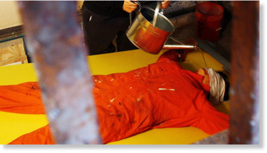 Waterboarding torture