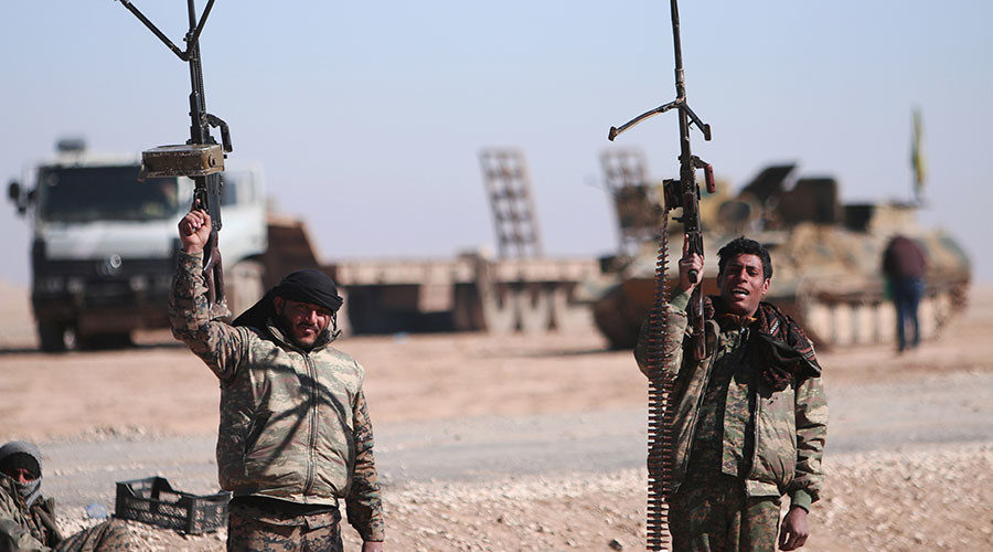 fighters in Syria