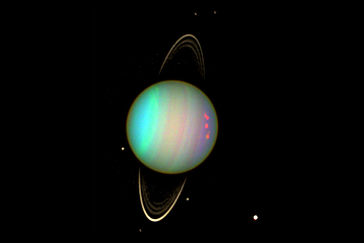 Asteroid orbiting Uranus