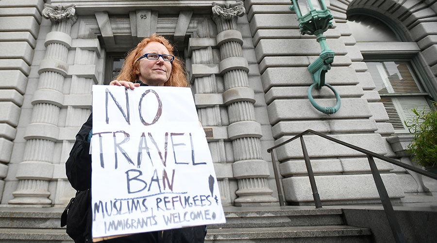trump protest travel ban