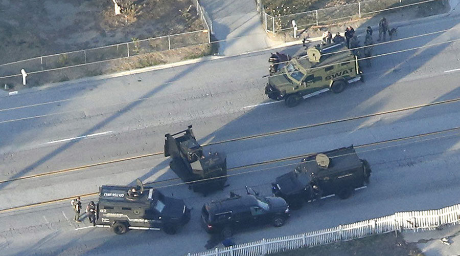 Shooting in San Bernardino, California.