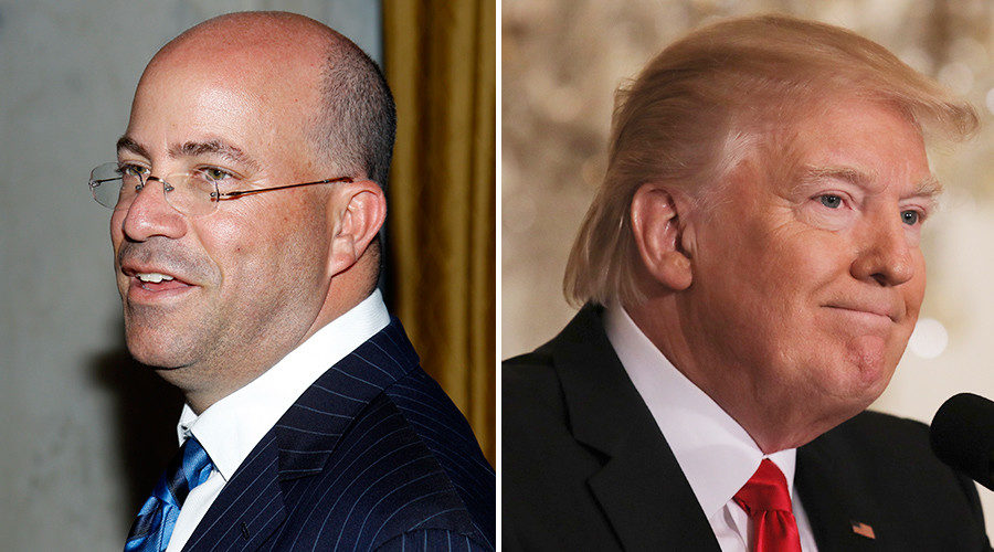 Click to enlarge Zucker and Trump