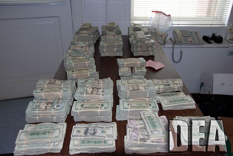 Stacks of money