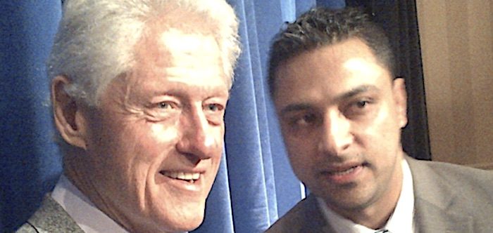 Bill Clinton and Imran Awan